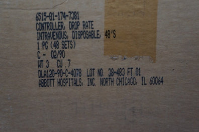 Abbott 1671 Reguator IV Extension Set ~ Box of 48
